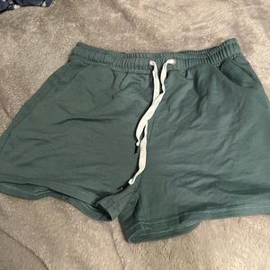 Green shorts